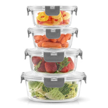 Load image into Gallery viewer, 24-Piece Meal Prep Glass Storage Containers – Airtight, Freezer Safe & Perfect for Summer Fitness Goals