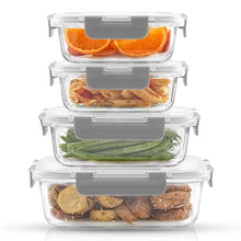 Load image into Gallery viewer, 24-Piece Meal Prep Glass Storage Containers – Airtight, Freezer Safe & Perfect for Summer Fitness Goals