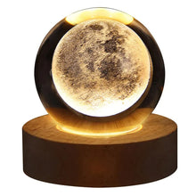 Load image into Gallery viewer, LED Night Light Milky Way Galaxy Solar System Crystal Ball