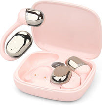Load image into Gallery viewer, ZIHNIC Wireless Open-Ear Headphones – Lightweight, Waterproof, Bluetooth-Compatible (Pink)