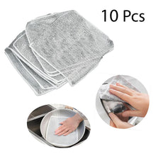 Load image into Gallery viewer, Ultimate Non-Scratch Wire Dishcloths – 10-Pack Reusable Kitchen Cleaning Rags for Pots, Pans & More