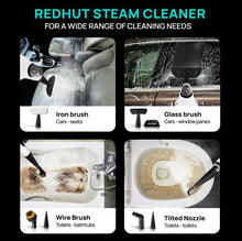 Load image into Gallery viewer, Handheld Pressurized Steam Cleaner – 12-Piece Multi-Surface Natural Steamer for Home & Kitchen