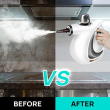 Load image into Gallery viewer, Handheld Pressurized Steam Cleaner – 12-Piece Multi-Surface Natural Steamer for Home & Kitchen