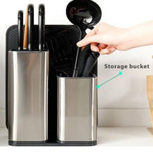 Load image into Gallery viewer, Stainless Steel Kitchen Cutlery Stand