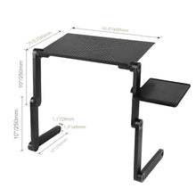 Load image into Gallery viewer, Portable & Adjustable Aluminum Laptop Desk