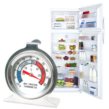 Load image into Gallery viewer, Stainless Steel Fridge Freezer Thermometer