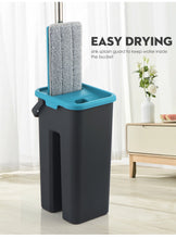 Load image into Gallery viewer, Flat Squeeze Mop and Bucket
