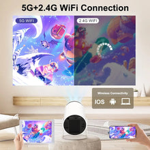 Load image into Gallery viewer, HY300 Mini Projector 4K Android 11 WIFI6 BT5.0
