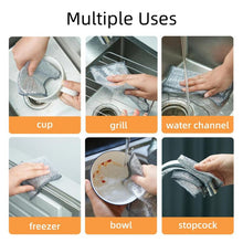 Load image into Gallery viewer, Ultimate Non-Scratch Wire Dishcloths – 10-Pack Reusable Kitchen Cleaning Rags for Pots, Pans &amp; More
