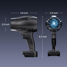 Load image into Gallery viewer, Turbo Jet Blower – Cordless, High-Power Air Duster for Cars, Home &amp; Outdoor Cleaning
