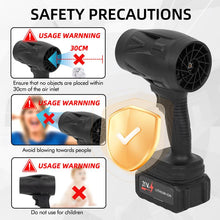 Load image into Gallery viewer, Turbo Jet Blower – Cordless, High-Power Air Duster for Cars, Home &amp; Outdoor Cleaning
